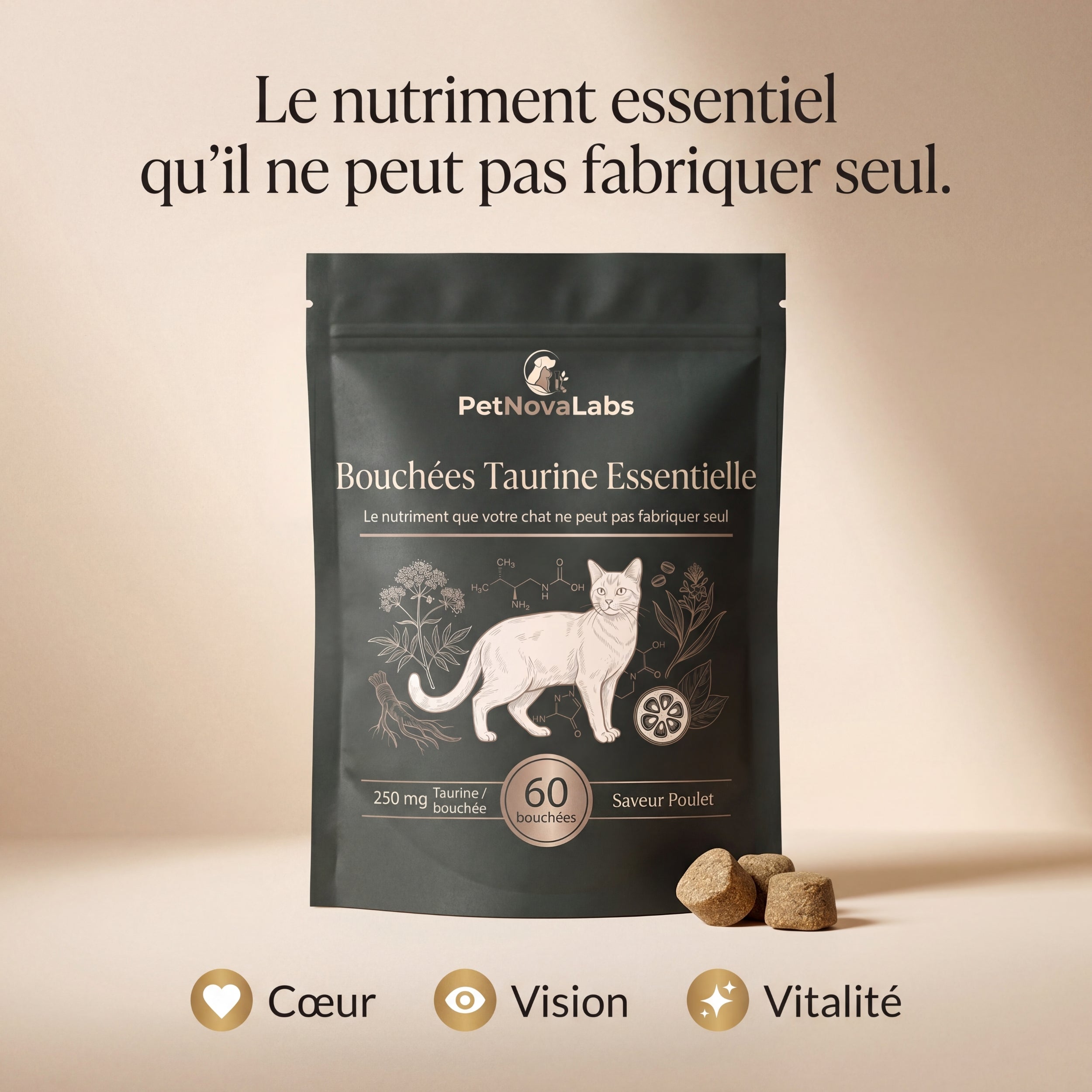 Essential Taurine Bites | PetNovaLabs